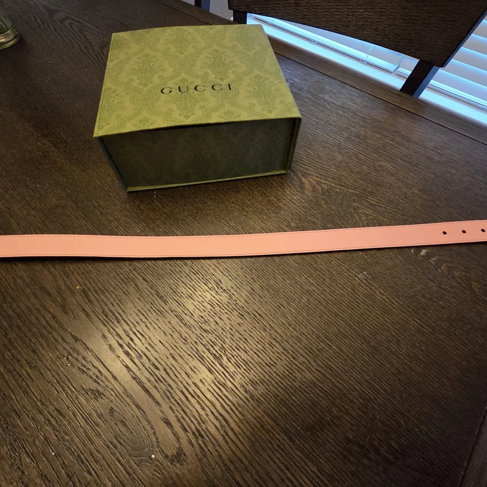 Gucci Beige Leather Belt